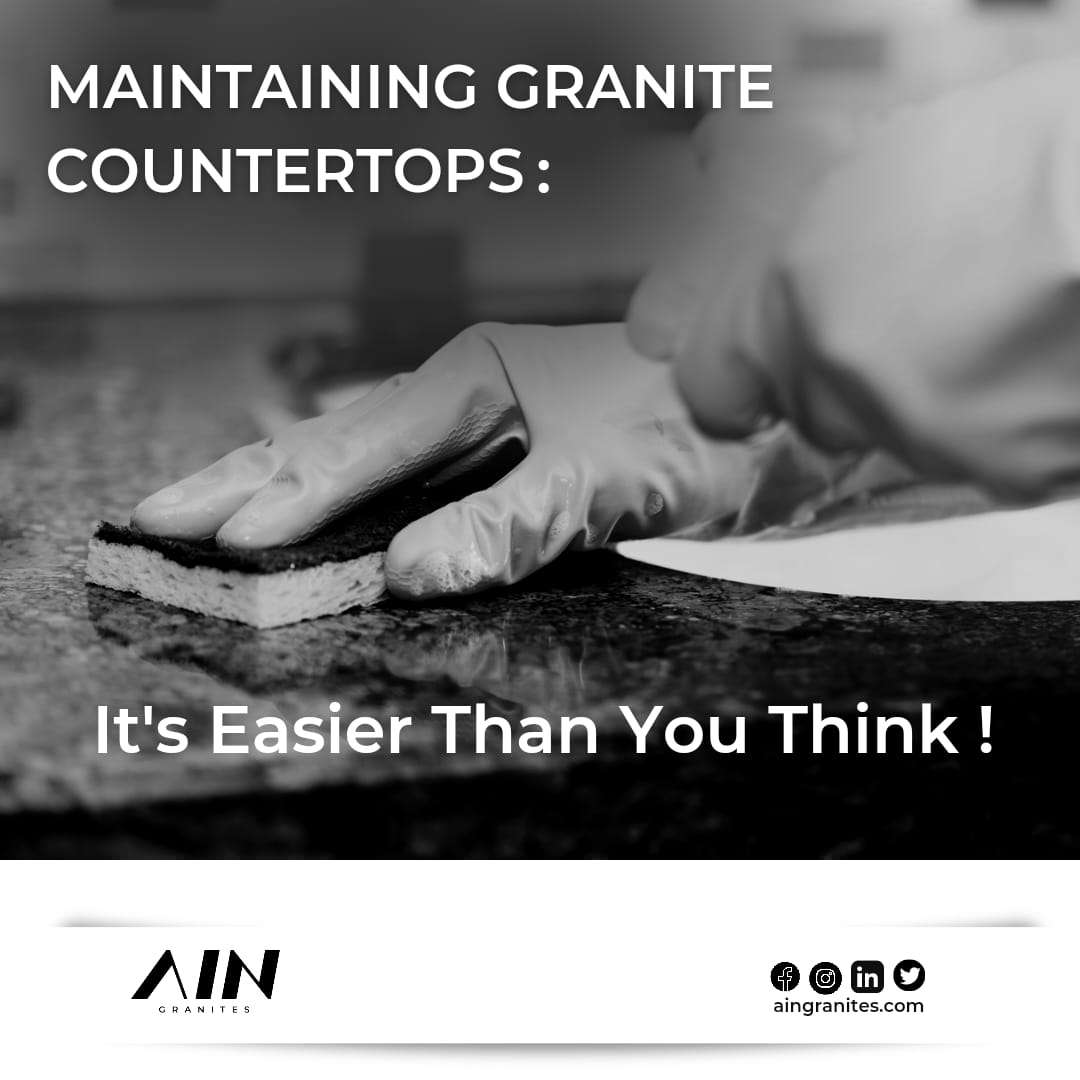 maintaining granite countertops
